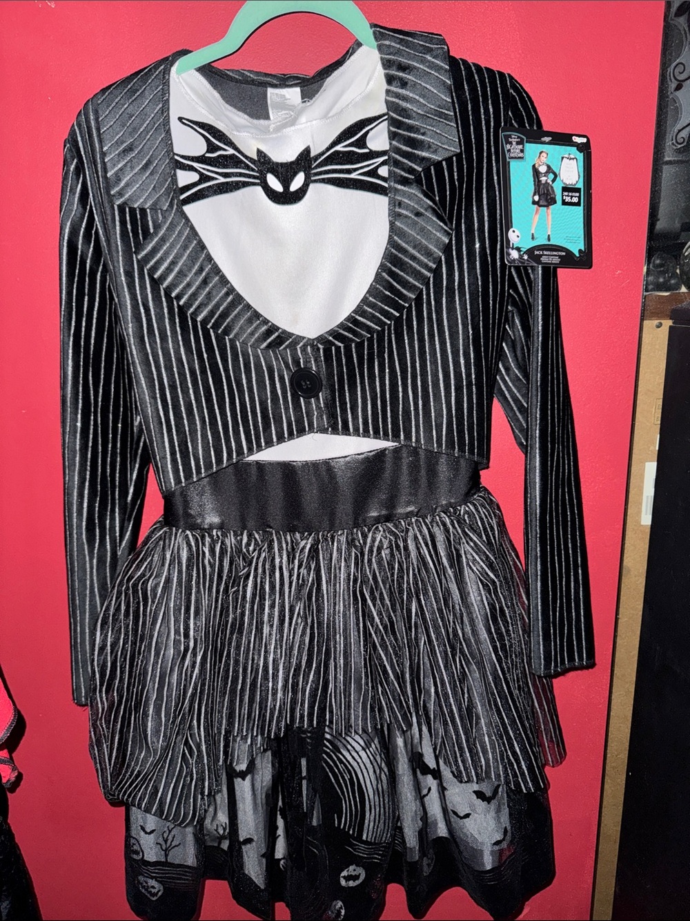 Women’s Jack Skellington Adult Costume NWT